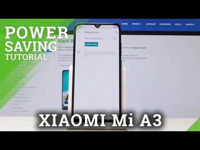 Video thumbnail for How to Activate Power Saving Mode in XIAOMI Mi A3 - Extend Battery Life