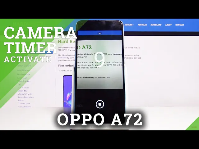 Video thumbnail for How to Set Camera Timer in OPPO A72 – Find Camera Timer Options