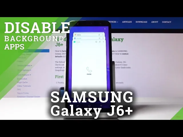 Video thumbnail for How to Turn Off Running Apps in SAMSUNG Galaxy J6+