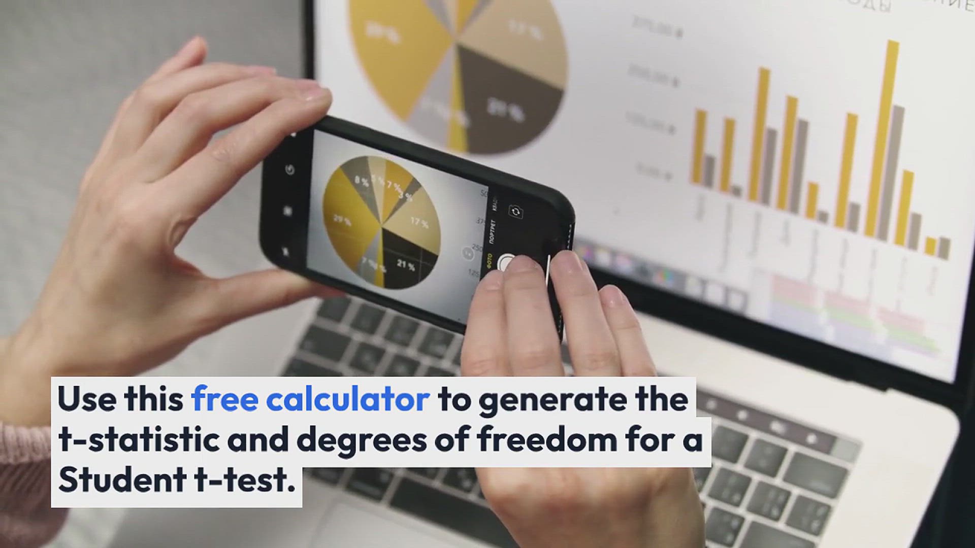 Video thumbnail for T-Statistic and Degrees of Freedom Calculator