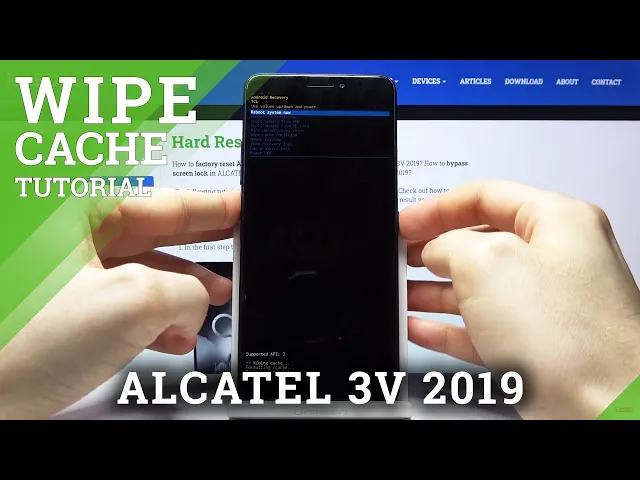 Video thumbnail for How to Wipe Cache in ALCATEL 3V 2019 – Remove Cache Partition