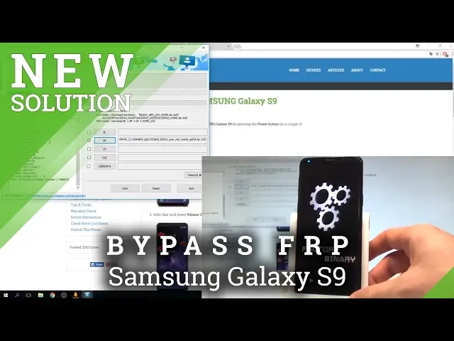 Video thumbnail for How to Bypass Google Verification in SAMSUNG Galaxy S9 - Unlock FRP |HardReset.info