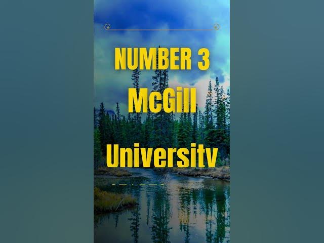 Video thumbnail for 5 Universities in Canada Under $20,000 #canada #studyabroad #university