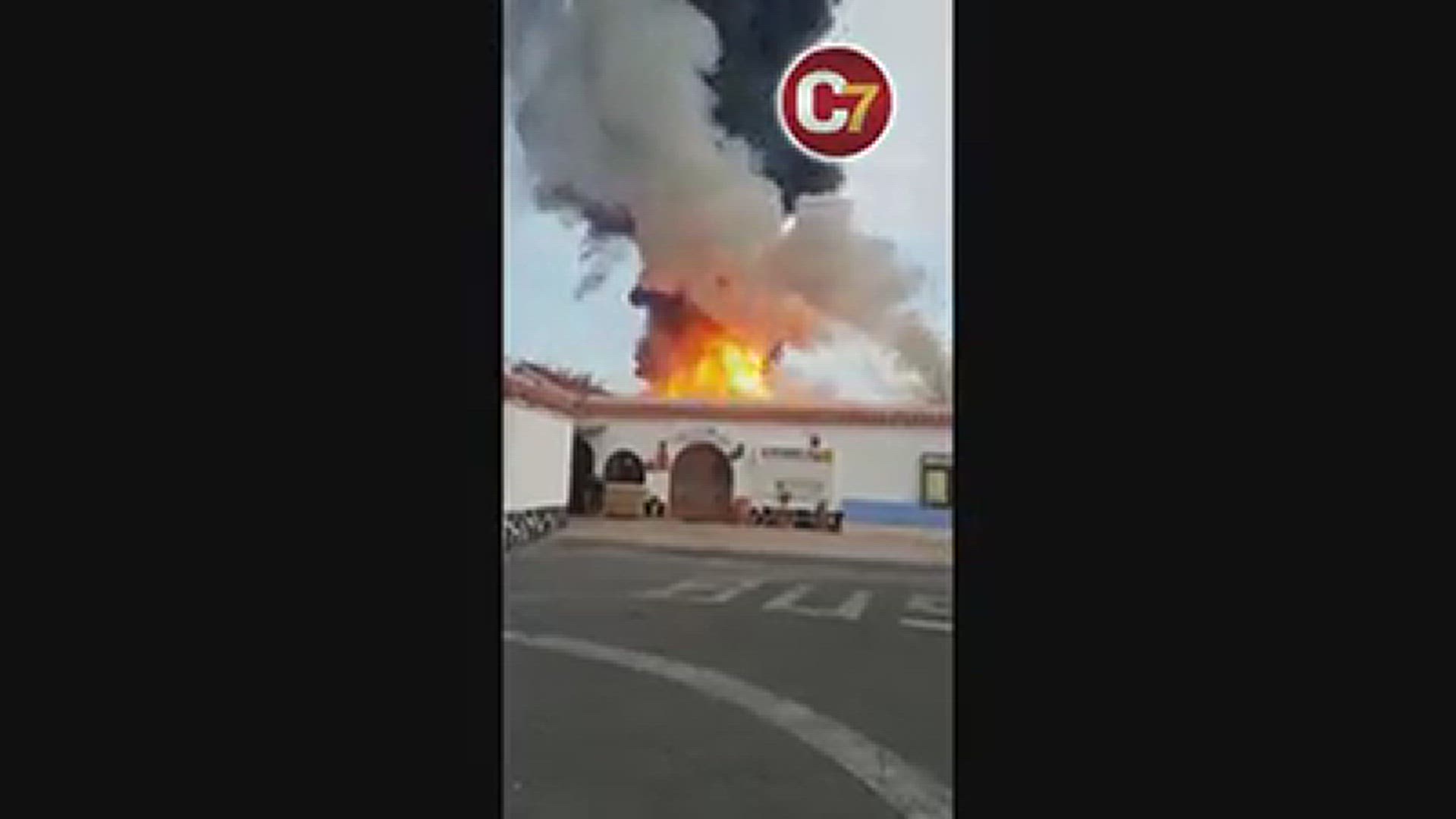 'Video thumbnail for Feuer in den Bungalows Los Arcos'
