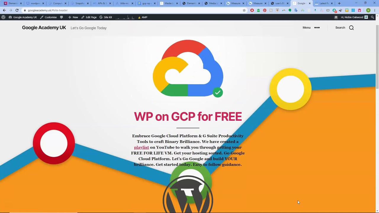 Video thumbnail for Elementor on fresh GCP install