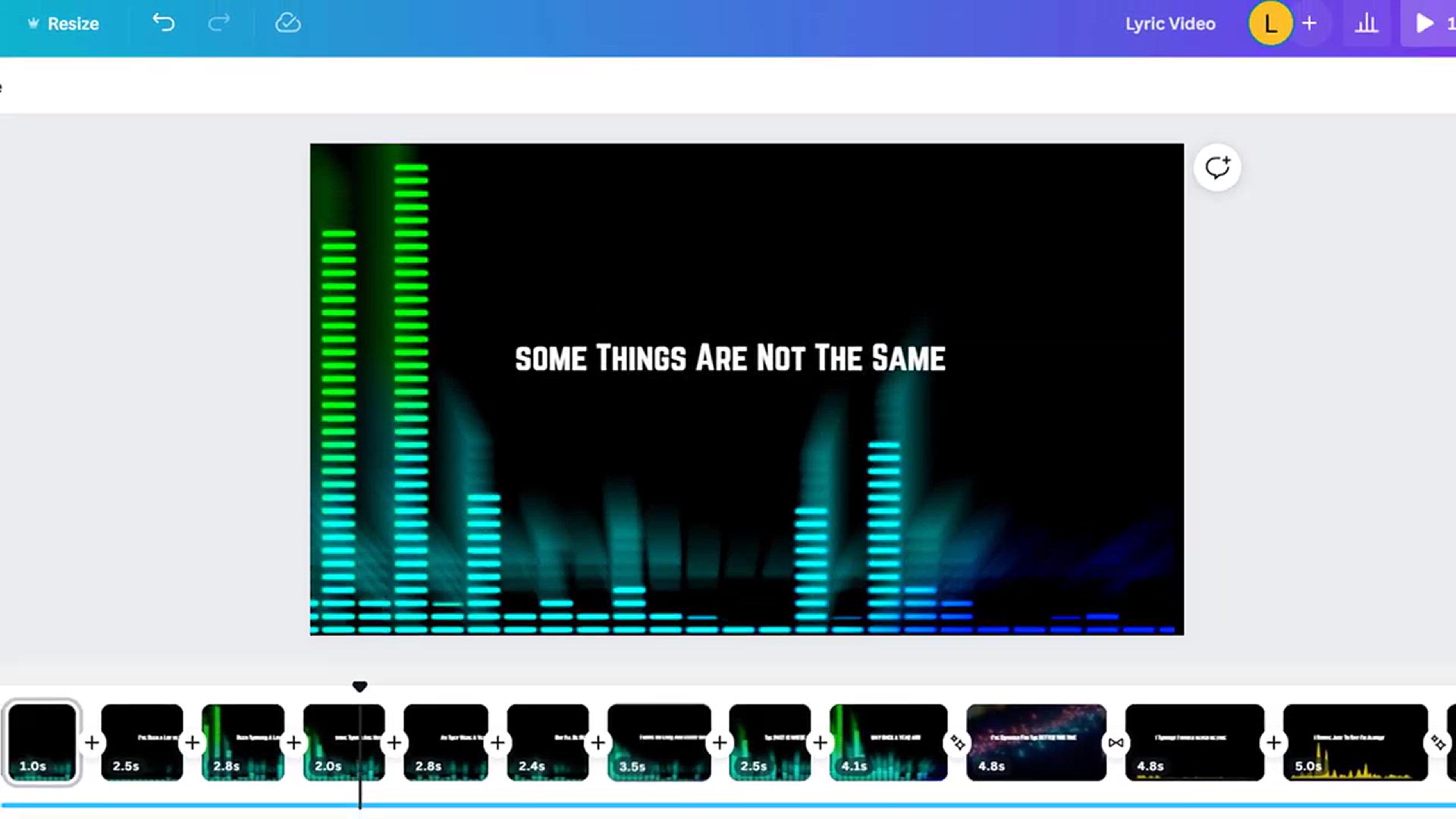 'Video thumbnail for How to Make LYRIC VIDEO with CANVA (Easy Canva Lyric Video Tutorial)'