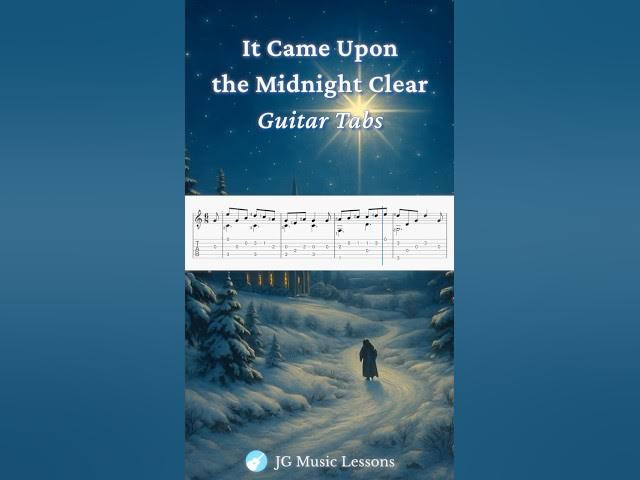 Video thumbnail for It Came Upon the Midnight Clear guitar tabs 🎸🎄