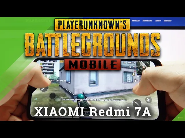 Video thumbnail for PUBG on XIAOMI Redmi 7A – Game Test