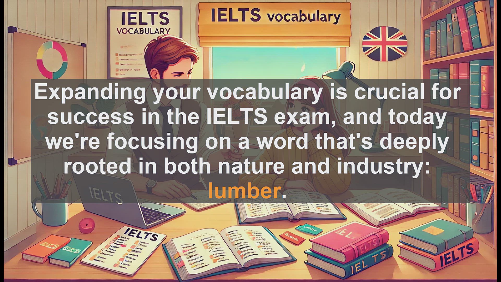 'Video thumbnail for 2500 Must Know IELTS 6.5 Vocabulary - IELTS Vocabulary: Understanding the Word 'Lumber''