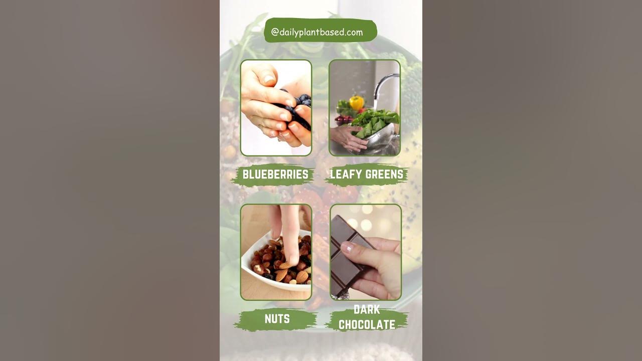 Video thumbnail for 4 Best Plant-Based Foods for Brain Health (#4 is Yummy!) #shorts