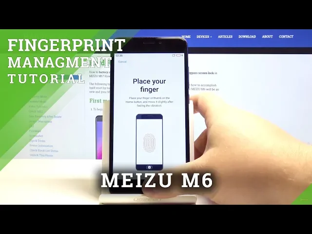 Video thumbnail for How to Enable Fingerprint Protection in MEIZU M6 - Add Fingerprint