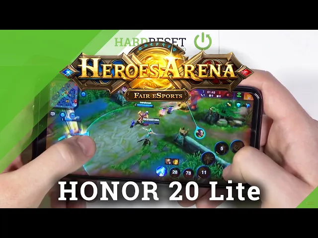 Video thumbnail for How Heroes Arena works on Honor 20 Lite - Efficiency Gaming Test