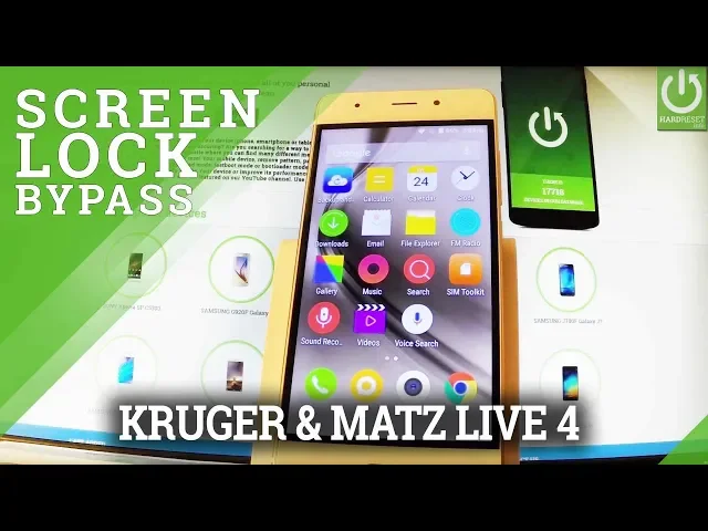 Video thumbnail for KRUGER & MATZ Live 4 HARD RESET /  Bypass Screen Lock / Format