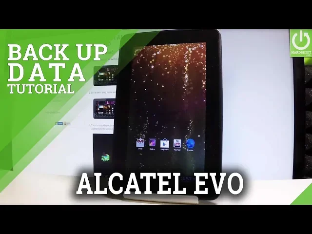 Video thumbnail for How to Back Up Data in ALCATEL One Touch Evo |HardReset.info