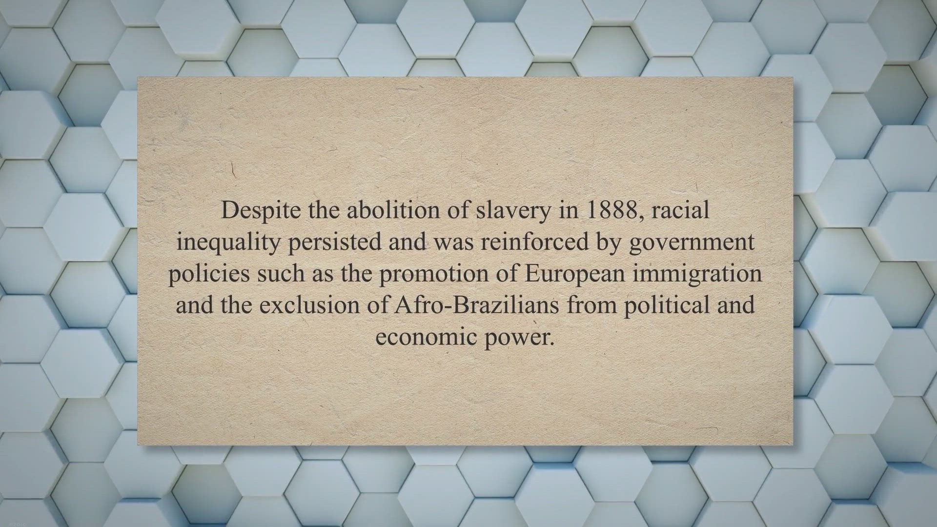 'Video thumbnail for Uncovering the Layers of Structural Racism in Brazil: From Historical Roots to Current Efforts and Future Directions'