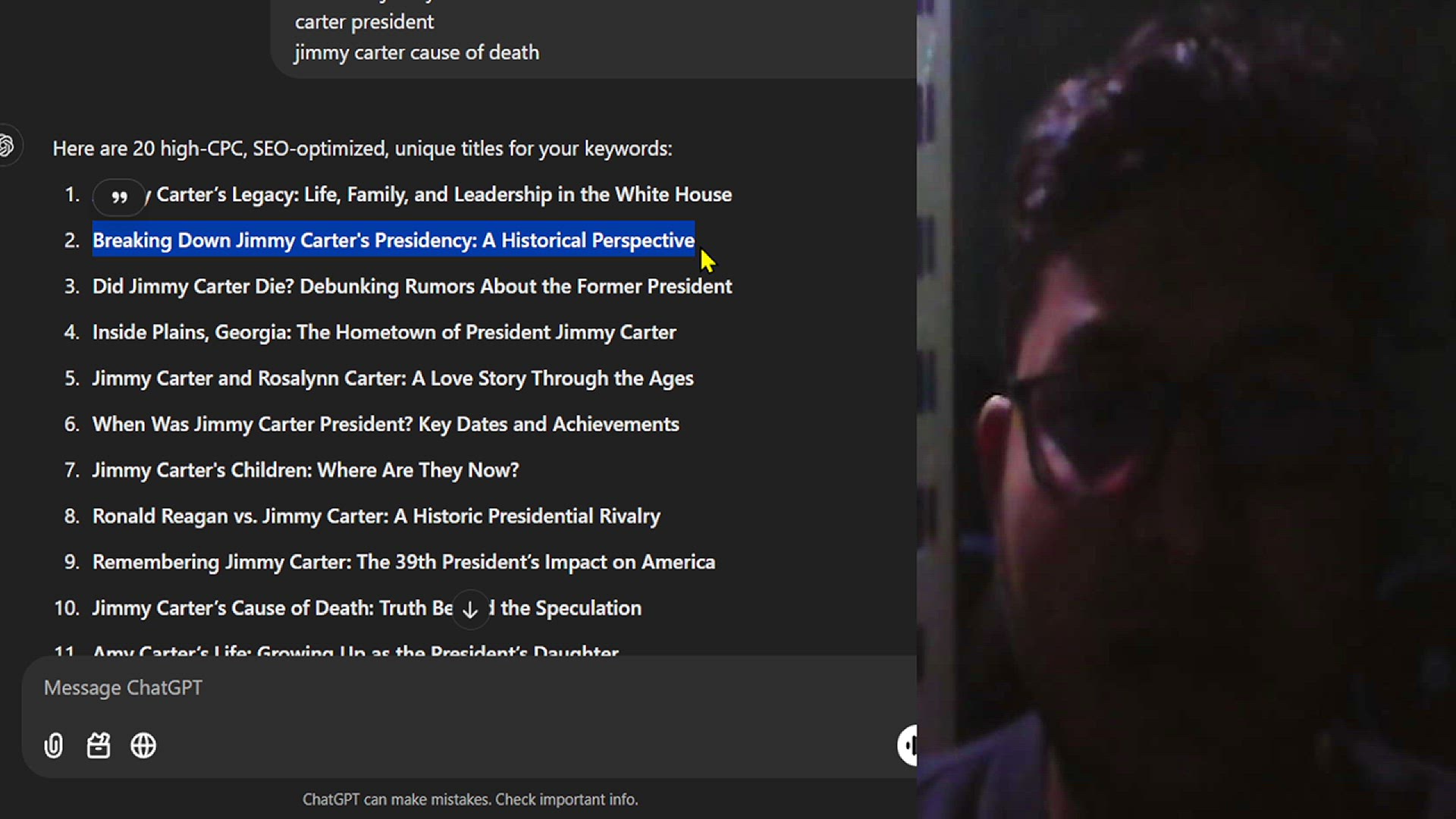 Video thumbnail for Breaking Down Jimmy Carter's Presidency A Historical Perspective