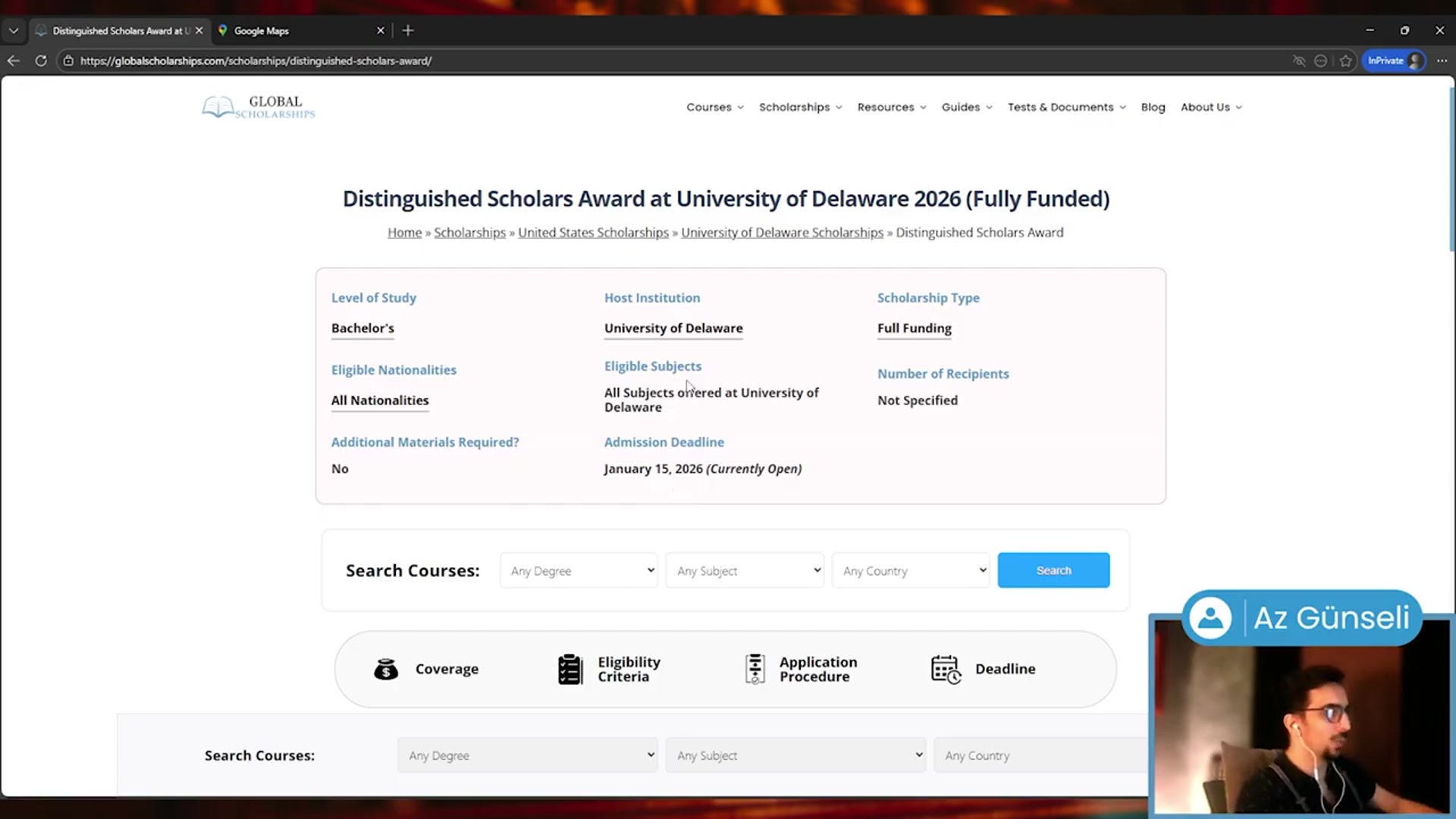 Video thumbnail for Distinguished Scholars Award at University of Delaware (2025) | Study in the United States