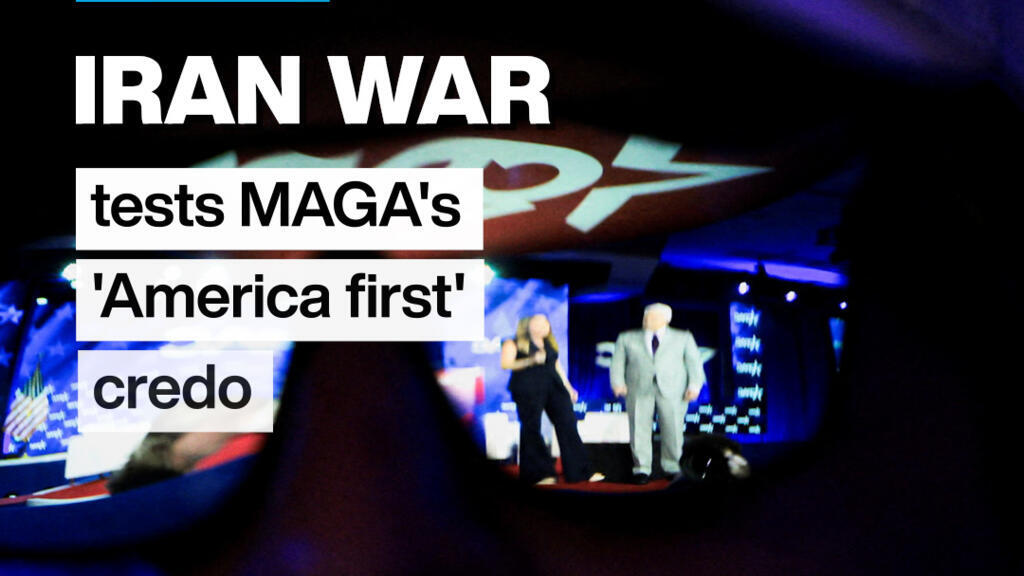 Video thumbnail for Iran war tests MAGA's 'America first' credo