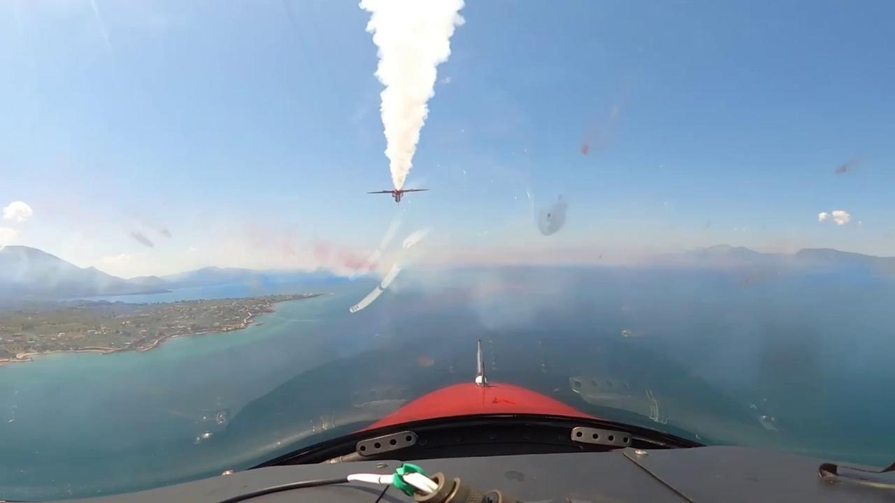 Video thumbnail for Greece: Red Arrows Push Precision Training To New Limits During Five Week Exercise In Greece.