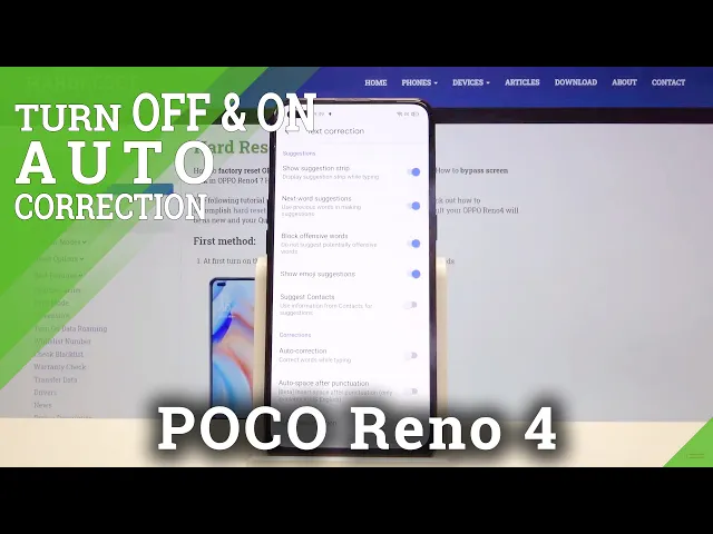 Video thumbnail for How to Use Autocorrection on OPPO Reno4 – Correct Text
