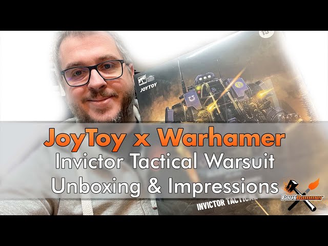 Video thumbnail for JoyToy x Warhammer - Ultramarine Invictor Warsuit - Unboxing & Impressions