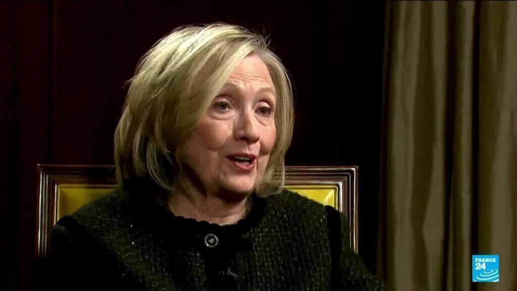 Video thumbnail for Hillary Clinton calls for Trump to testify as she faces US House Epstein panel