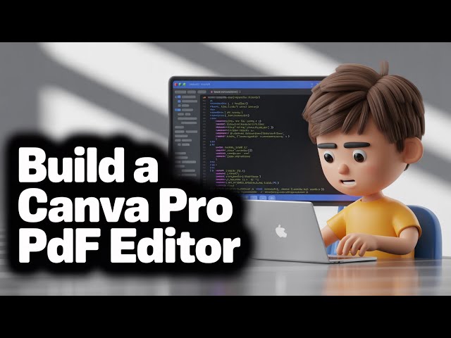 Video thumbnail for Build a Canva Pro PDF Editor in Browser Using Mozilla PDF.js & PDF-LIB in Javascript