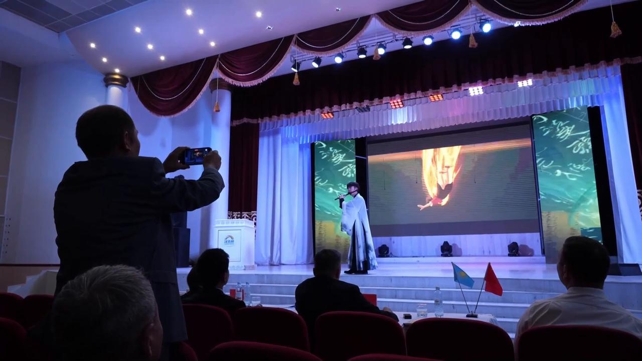 Video thumbnail for Kazakhstan: Chinese Bridge proficiency competition held in Aktobe.