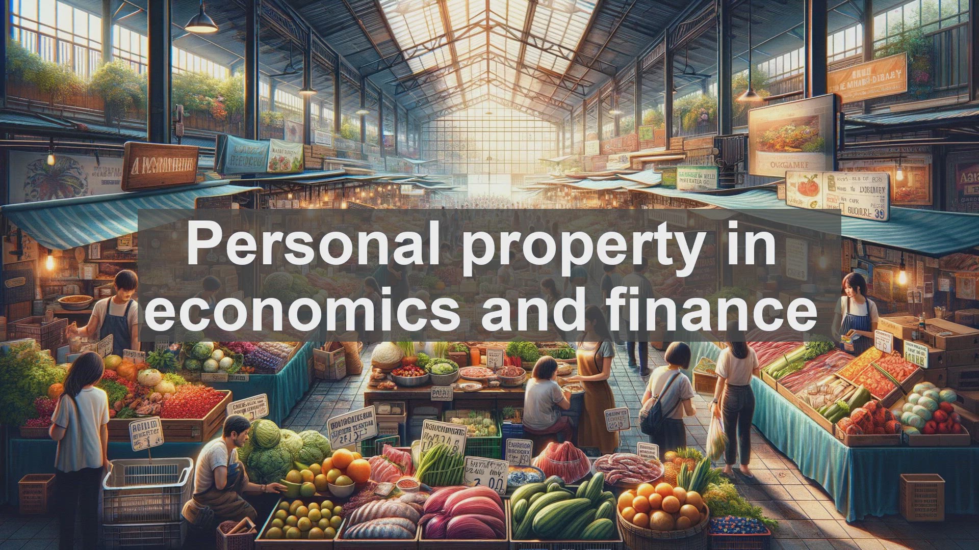 'Video thumbnail for Personal property in economics and finance'