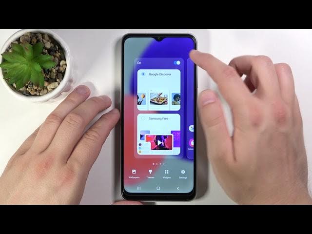 Video thumbnail for How to Enable / Disable Google Feed in Samsung Galaxy A22 5G? Google Discover News