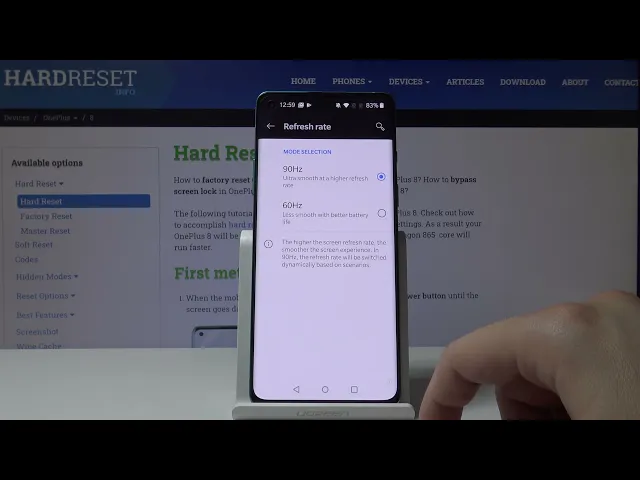 Video thumbnail for OnePlus 8 – Manage / Correct Display Refresh Rate Feature