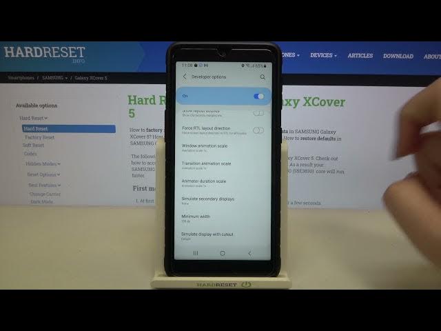Video thumbnail for How to Enter Developer Options in SAMSUNG Galaxy XCover 5 – Open Developer Mode