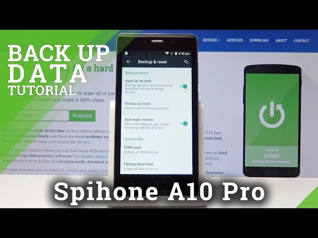 Video thumbnail for How to Enable Google Backup in SPIPHONE A10 Pro - Backup Data Automatically