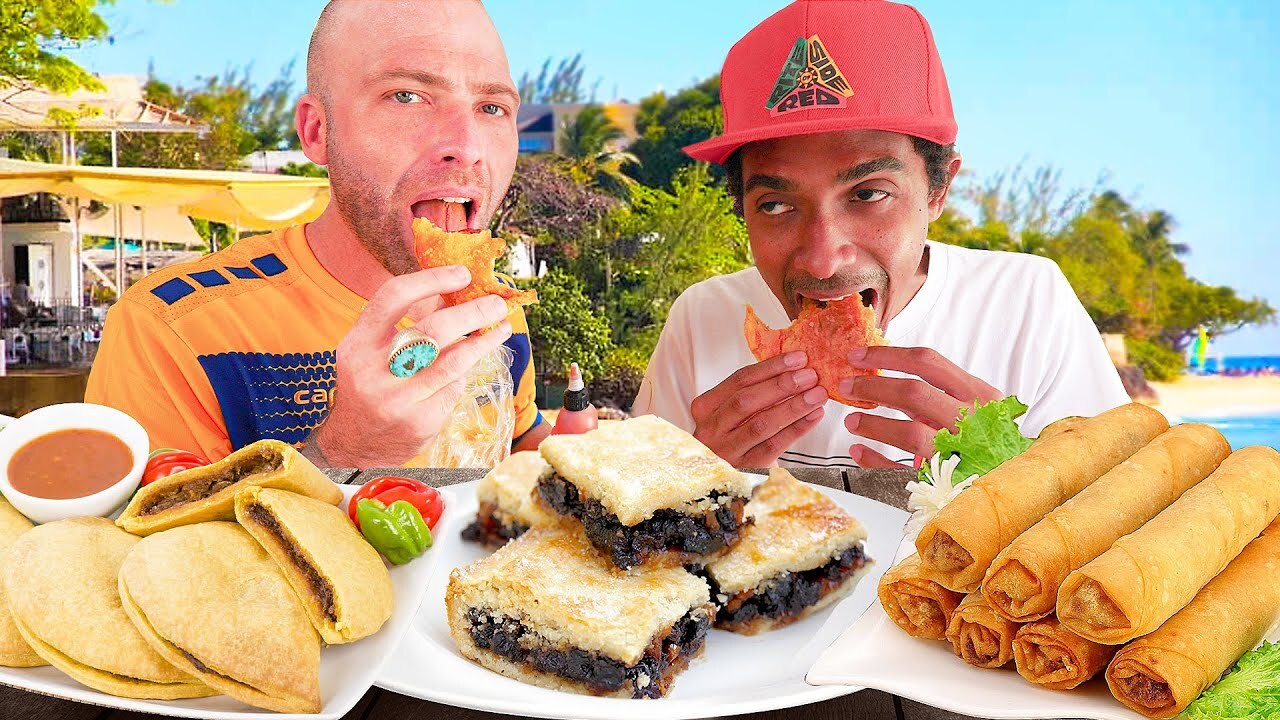 Video thumbnail for Bajan STREET FOOD and Tour of Bridgetown THE CAPITAL of BARBADOS!!
