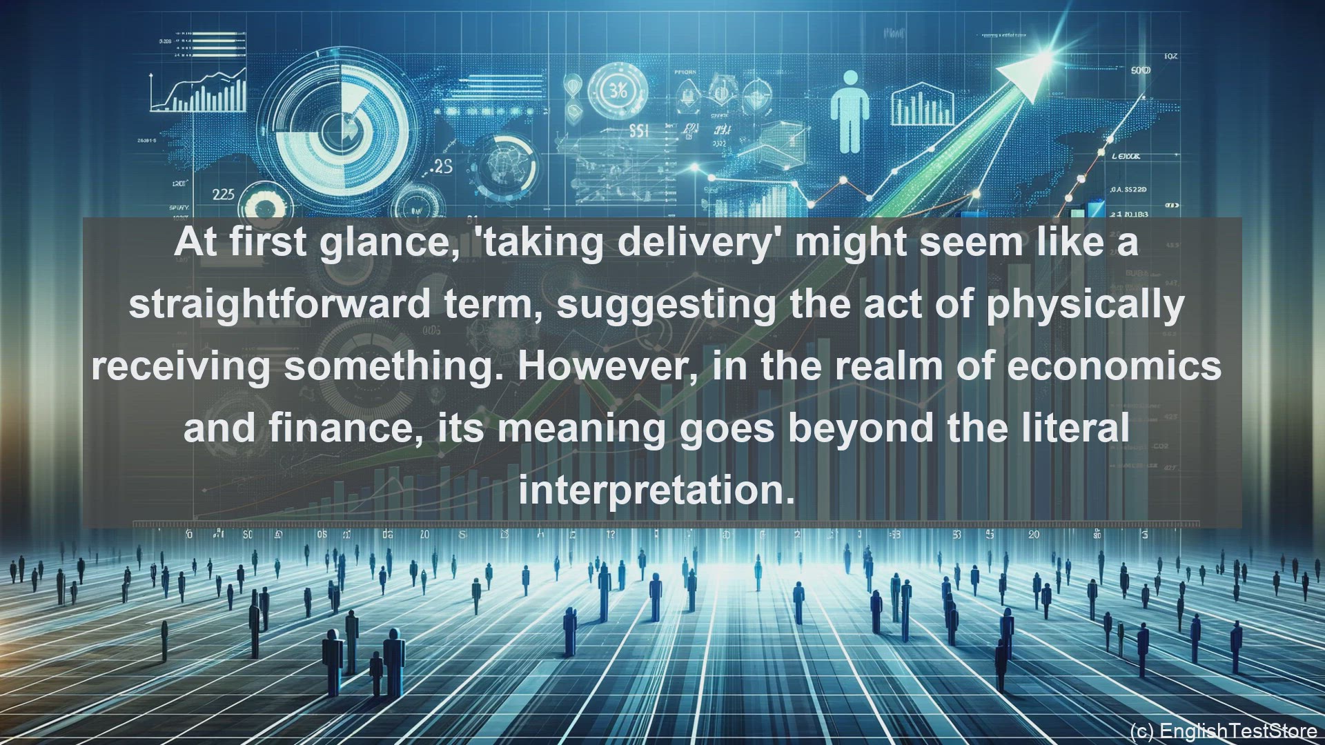 'Video thumbnail for Taking delivery in economics and finance'