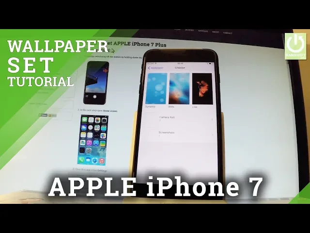 Video thumbnail for How to Change Wallpaper in iPhone 7 Plus - Set Up iPhone Wallpaper