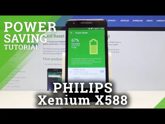 Video thumbnail for How to Enable Power Saving Mode in PHILIPS Xenium X588 - Extend Battery Life