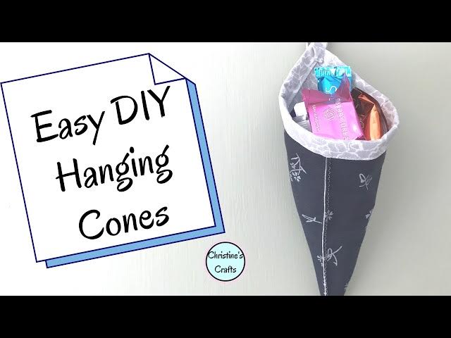 Video thumbnail for Sew a Hanging Cone Basket - Beginner Friendly