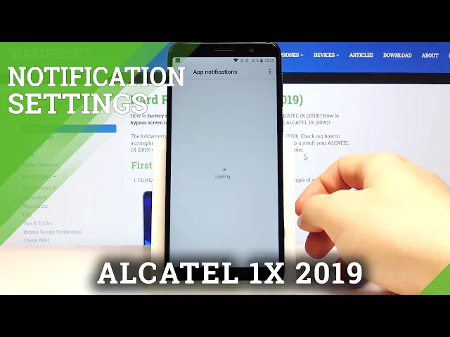 Video thumbnail for How to Manage Notifications on ALCATEL 1X (2019) – Notifications Settings