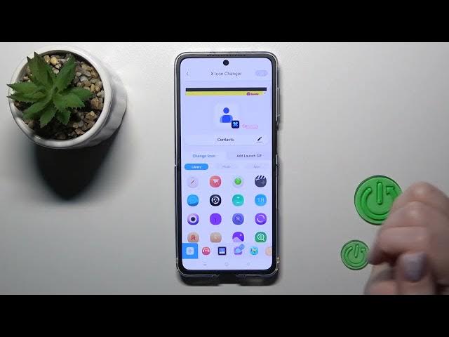 Video thumbnail for How to Change Icons Shape on OPPO Find N2 Flip? - Use X Icon Changer