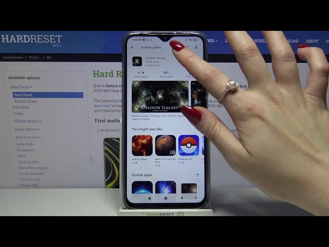 Video thumbnail for How to Download and Apply Live Wallpaper in Poco M3 – Shadow Galaxy