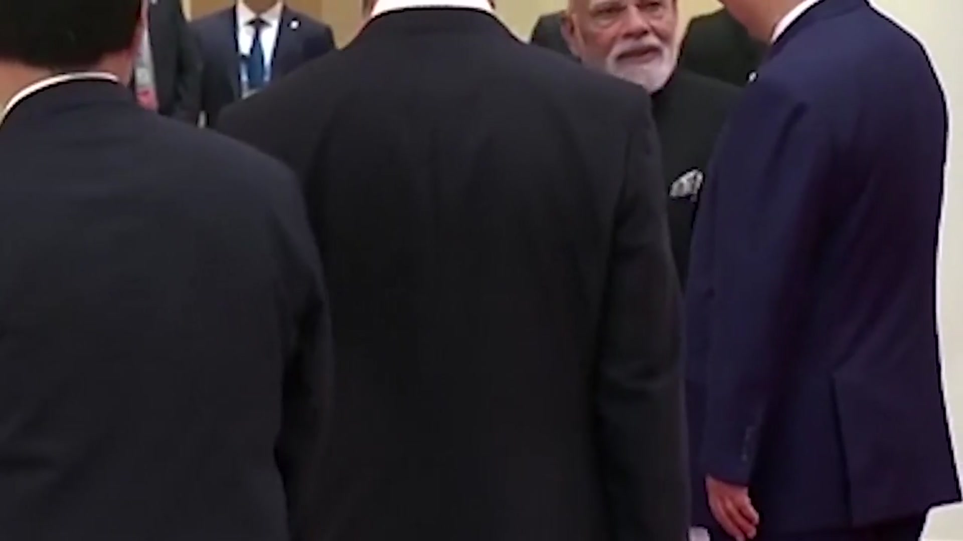 'Video thumbnail for WATCH: Bizarre moment Vladimir Putin holds hands with Narendra Modi at anti-Nato summit'