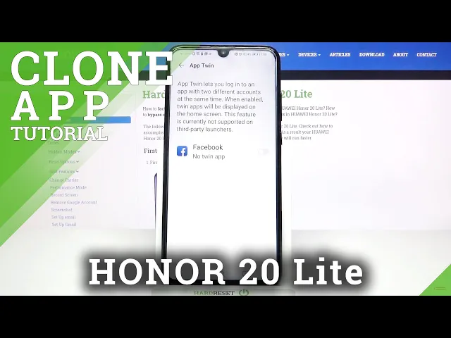 Video thumbnail for How to Clone Apps in Honor 20 Lite?