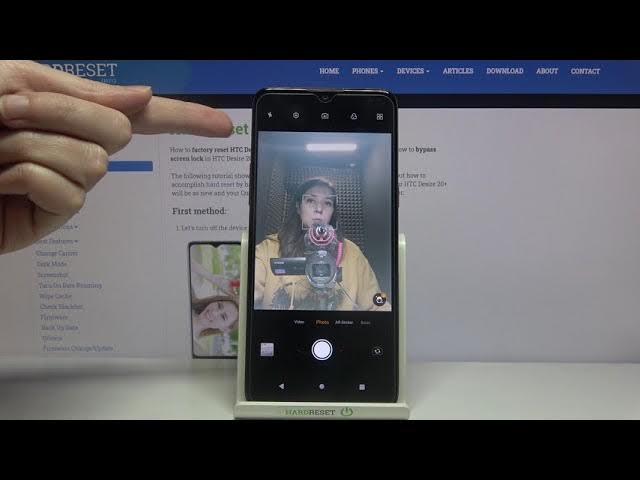 Video thumbnail for How to Turn On Camera Mirror Effect in HTC Desire 20+ - Turn Off Camera Mirror Effect