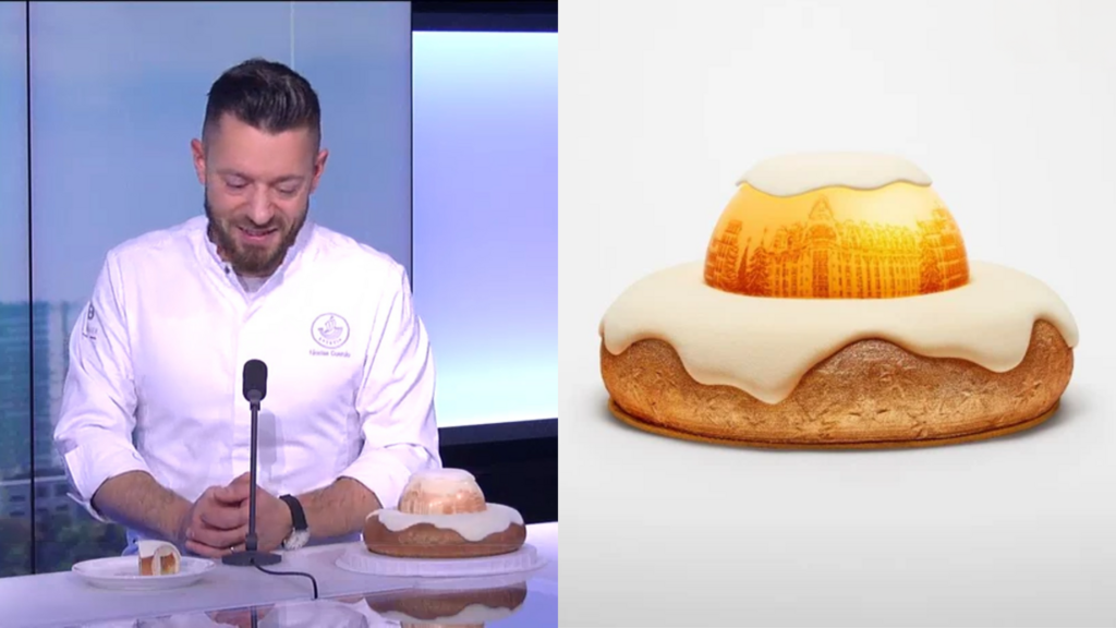 Video thumbnail for Re-imagining the Christmas Yule log cake: meet Parisian hotel Lutetia's chef