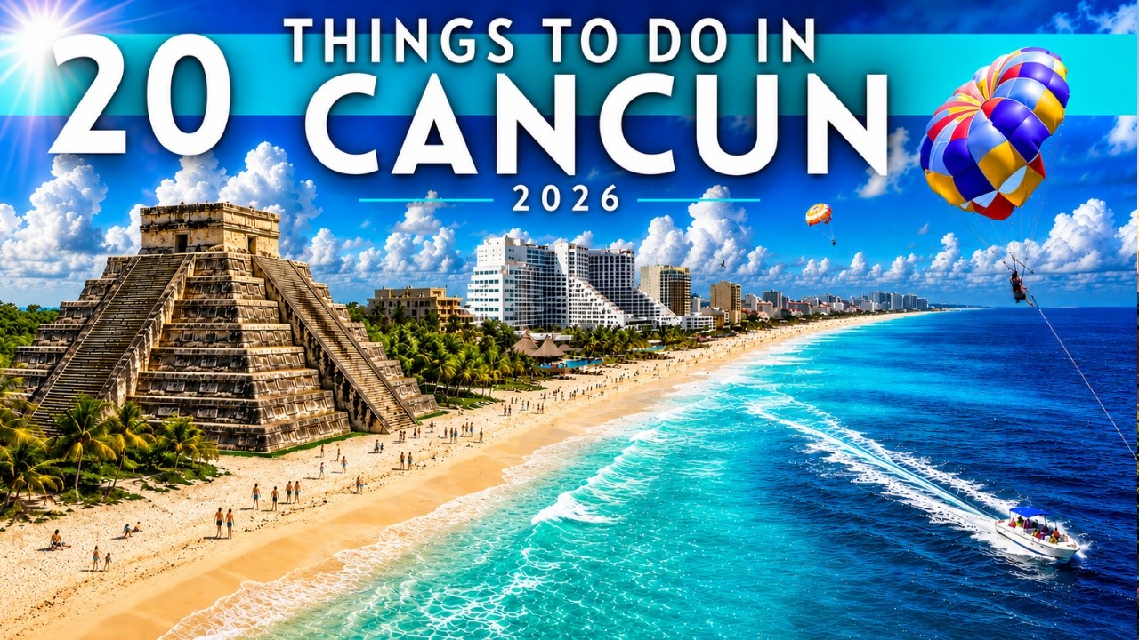 Video thumbnail for Best Things To Do in Cancun Mexico 2026 4K