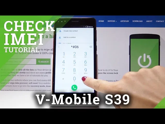 Video thumbnail for How to Check IMEI & SN in V-Mobile S39 - IMEI Status