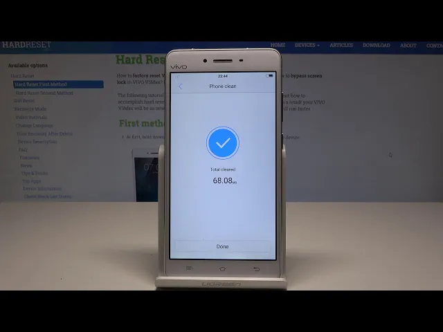 Video thumbnail for How to Clean Junk Files in VIVO V3Max - Speed Up Tutorial