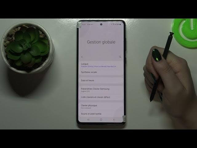 Video thumbnail for How to Change System Language in SAMSUNG Galaxy Note 10 Lite  – Find Language List