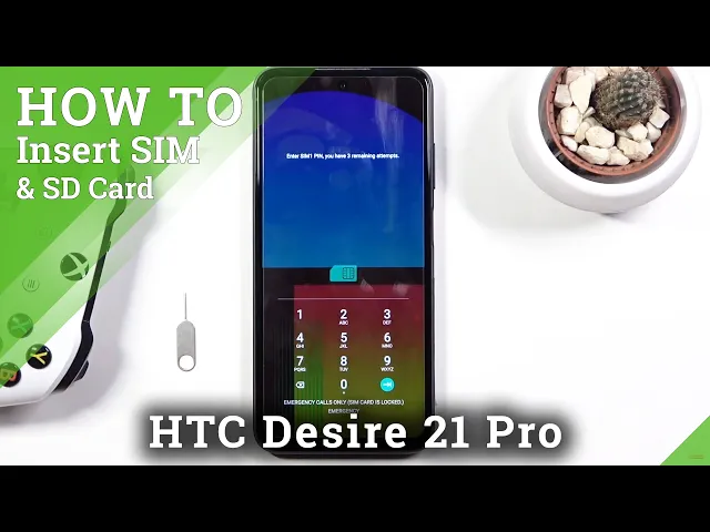 Video thumbnail for How to Insert Nano SIM and Micro SD Cards to HTC Desire 21 Pro – Set Up SIM and SD Card